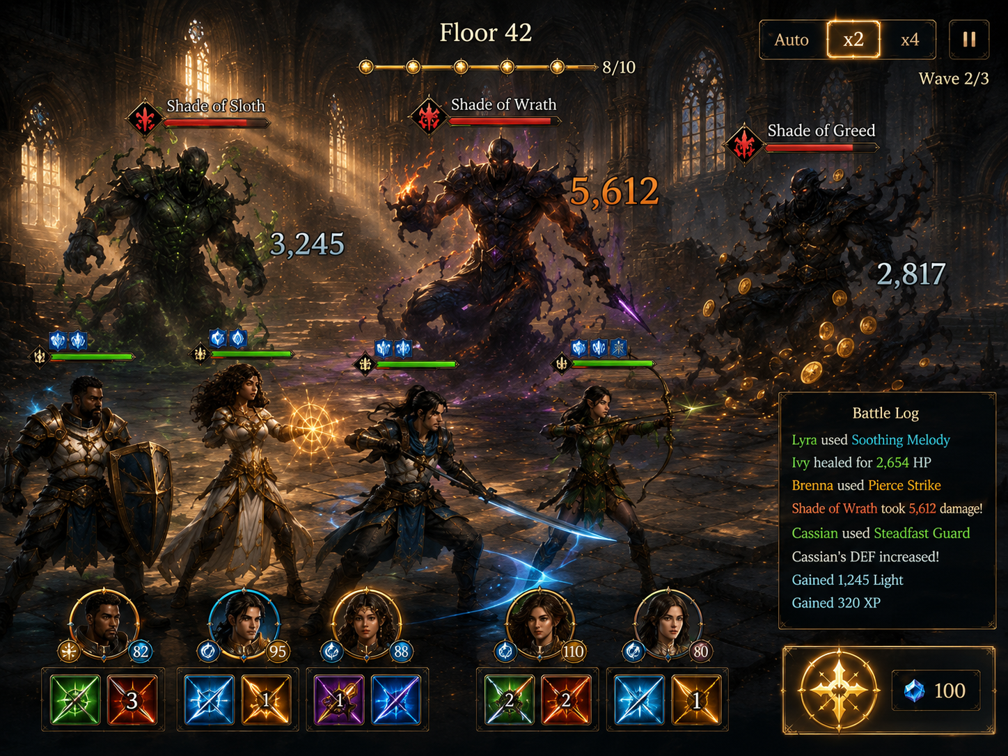 Virtuous Vanguard — gameplay fight scene