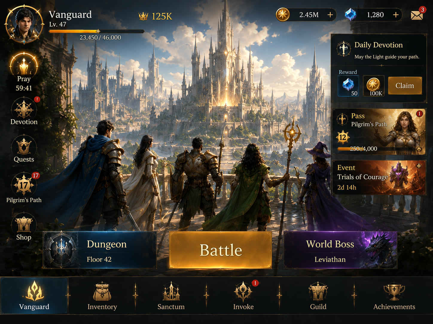 Virtuous Vanguard — gameplay overview